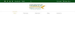 Desktop Screenshot of harvestdrugandgift.com